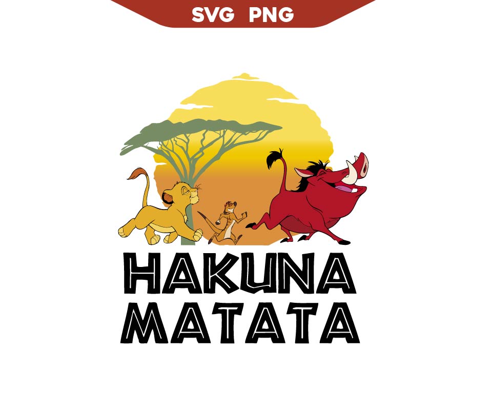 Wild Life Lion King Svg, Hakuna Matata Svg Png