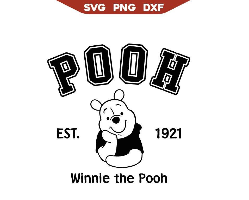 Winnie The Pooh Est 1921 Svg Png