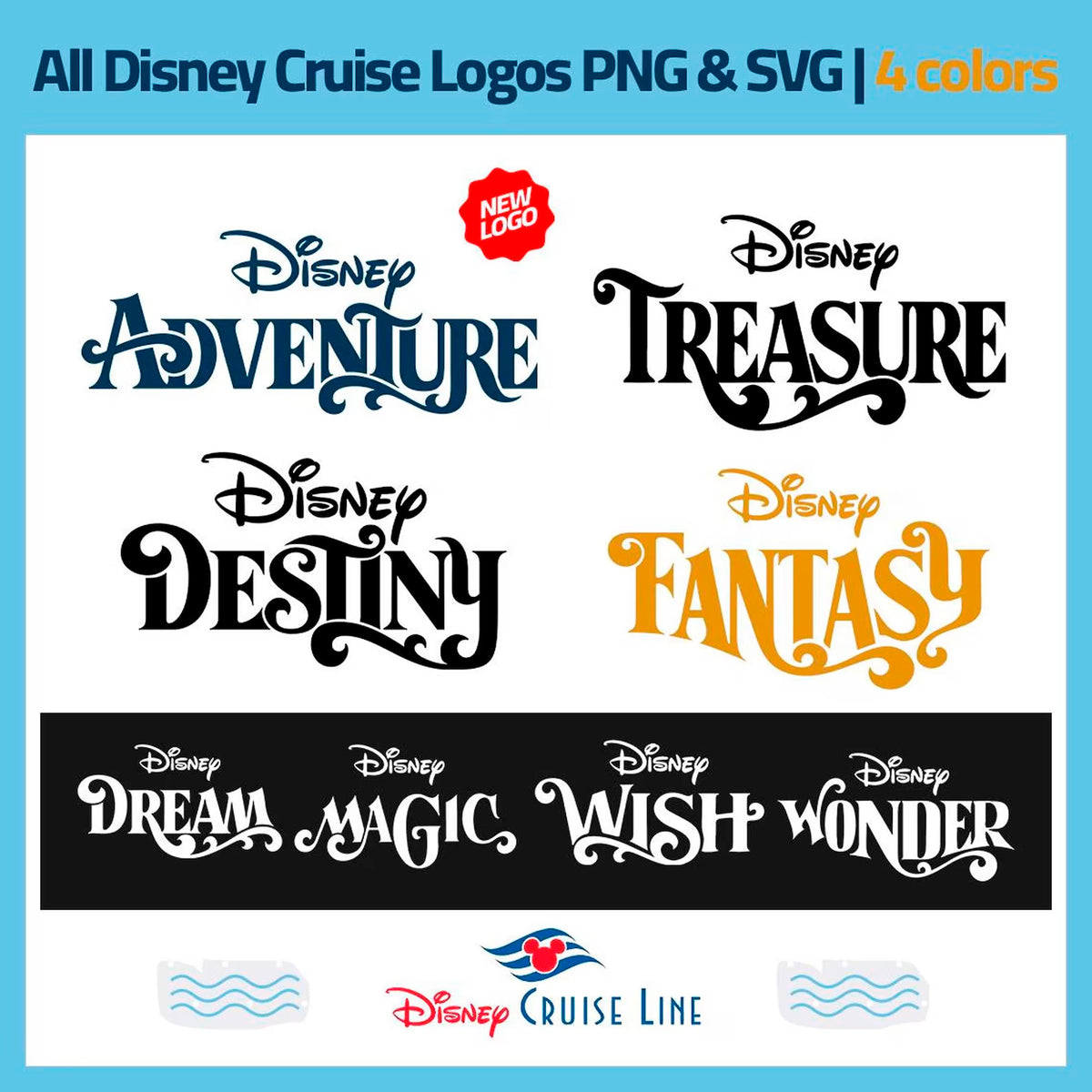 2027 Disney Cruise Family Vacation Svg Png Birthday Cruise