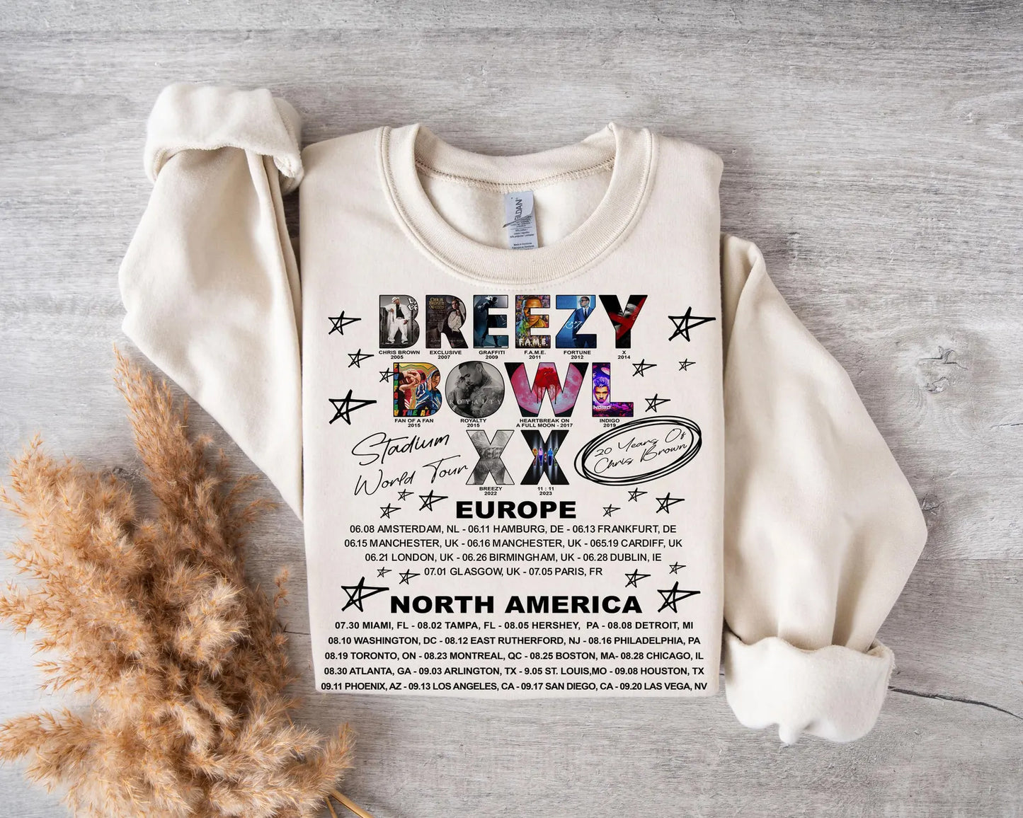 40+ Chris Brown Breezy Bowl XX Tour 2025 Png Bundle, Middle Finger Png
