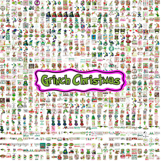 Mega Bundle Grinch Christmas Png Bundle, Funny Grinchmas Svg