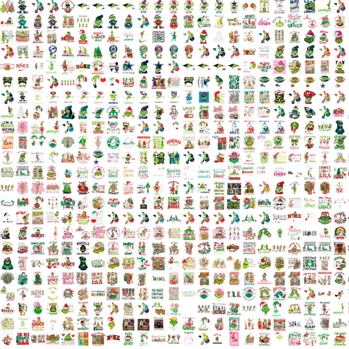 Mega Bundle Grinch Christmas Png Bundle, Funny Grinchmas Svg 2