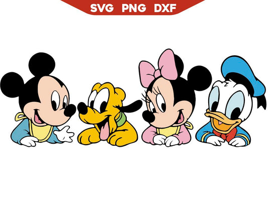 Mickey's Friends SVG Bundle | Mickey's Friends SVG | AlyzKids