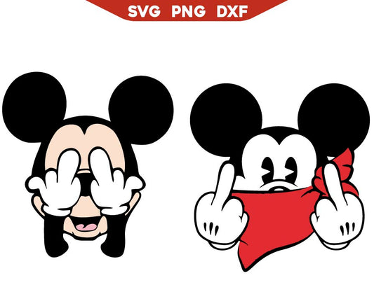Bad Boy Mickey Svg