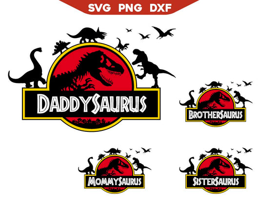 Birthday Saurus Family Svg, Dinosaur Birthday Svg Png