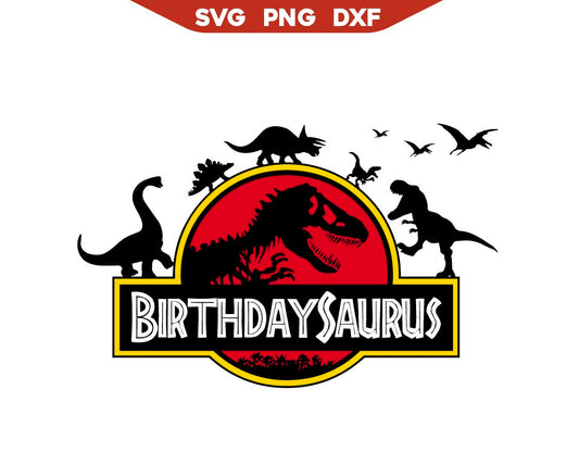 Birthday Saurus Svg, Dinosaur Birthday Svg Png