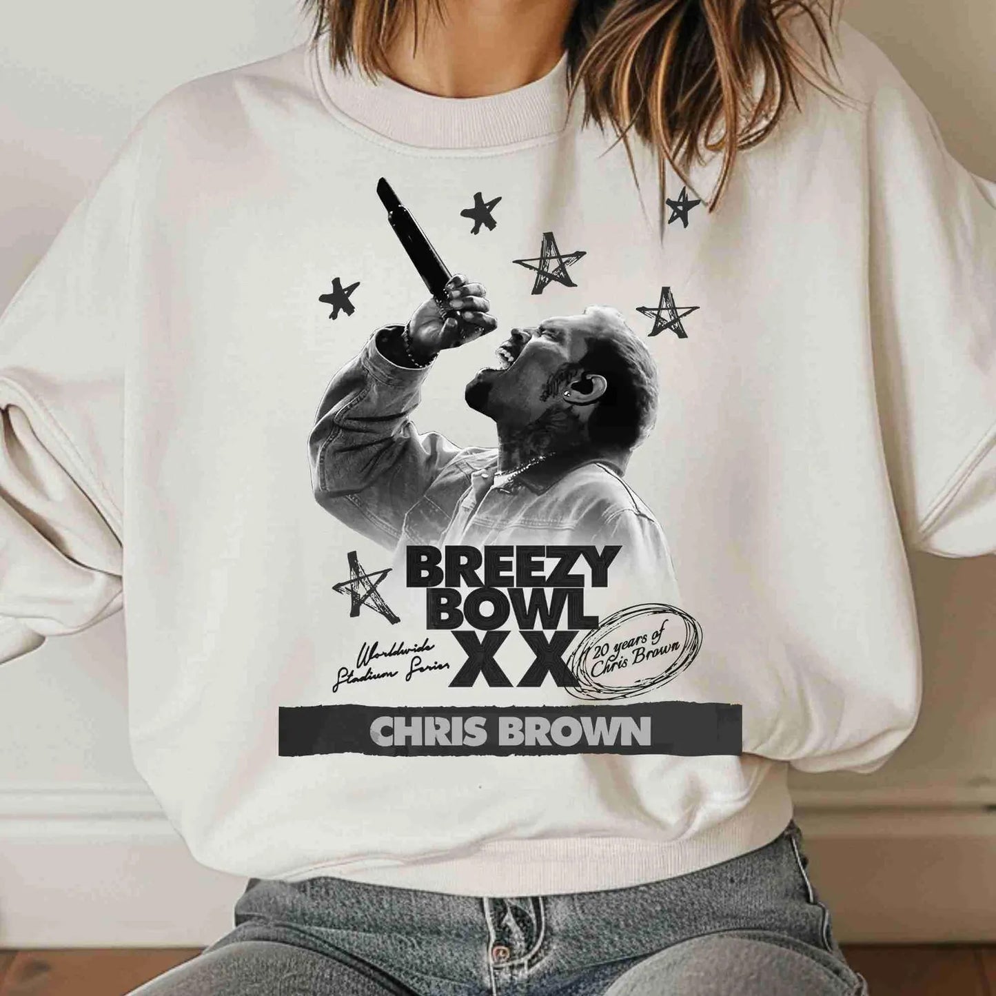 80+ Chris Brown Breezy Bowl XX Tour 2025 Png Bundle, Breezy Bowl Png