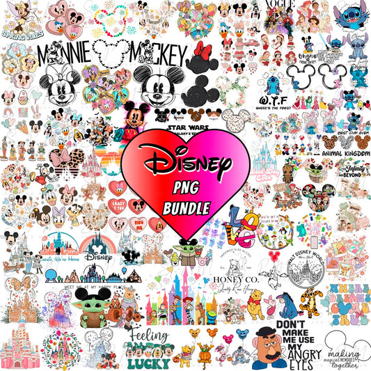 Bundle Disney Characters Png, Mickey Friends Png, Toy Story Png, Lilo and Stitch Png, Magic Kingdom Png, Winnie The Pooh Png (1)