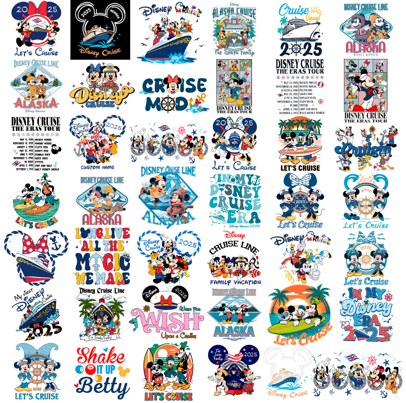 Bundle Disney Cruise Png, Disney Family Vacation Png, Disney Trip Png (2)