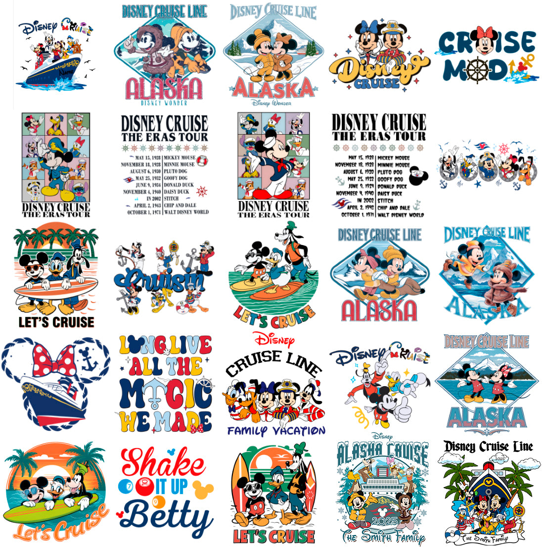 Bundle Disney Cruise Png, Disney Family Vacation Png, Disney Trip Png (4)