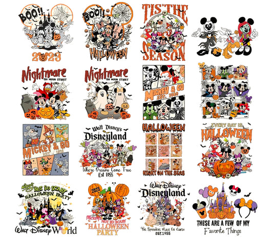 Bundle Mickey And Friends Halloween Png Disney Halloween Png
