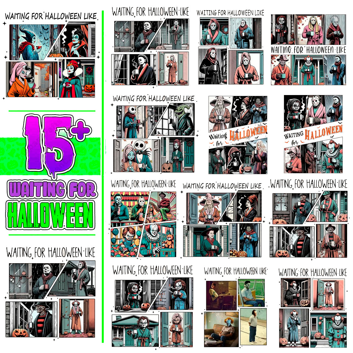 Bundle Movie Daily Life Png, Waiting For Halloween Like Png