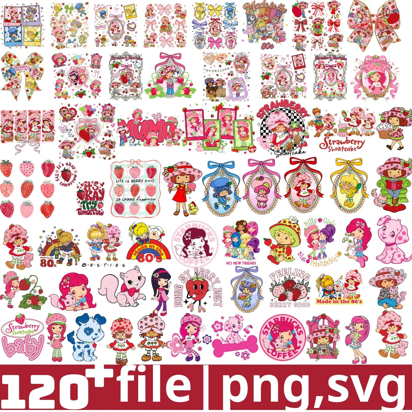 Princess Strawberry Svg Bundle