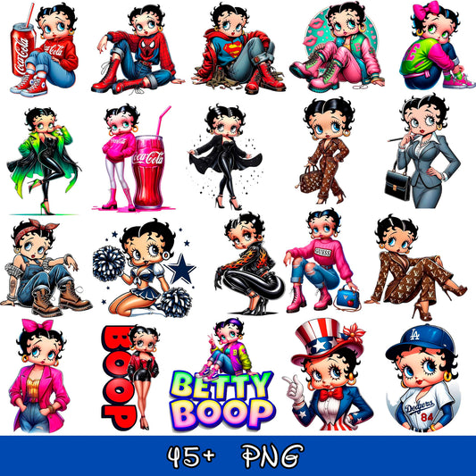 High Quality Betty Boop Png Clipart, Betty Boop Friends Png