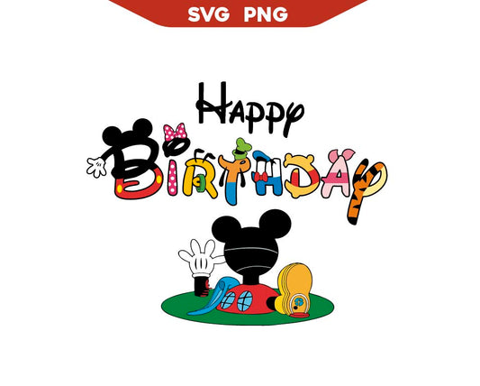 Clubhouse Mickey Birthday Svg Png