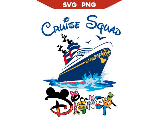 Cruise Squad Disney Svg Png