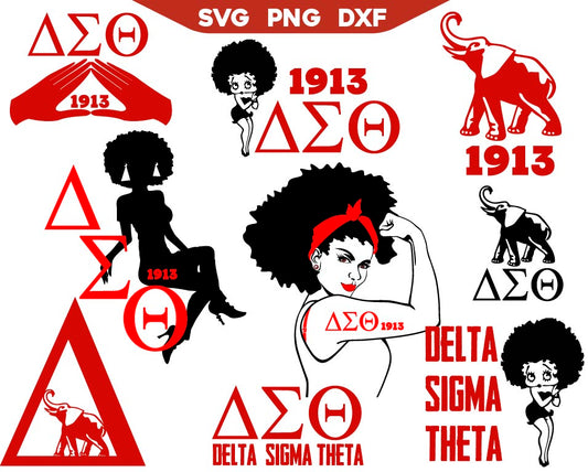 Delta Sigma Theta Svg Bundle