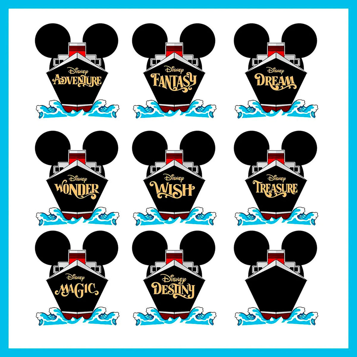 Disney Cruise Family Vacation 2026 Svg Png