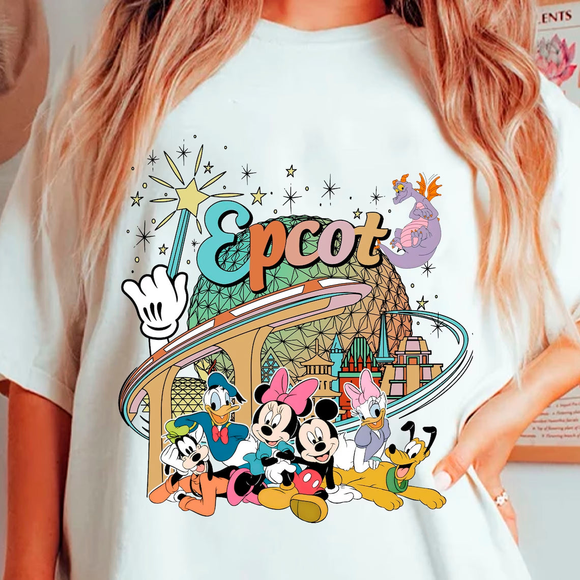 Disney Epcot Png, Mickey Friends Png, Disney Family Trip 2024 Png