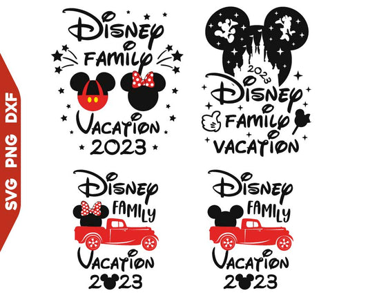 Disney Family Vacation Svg Bundle