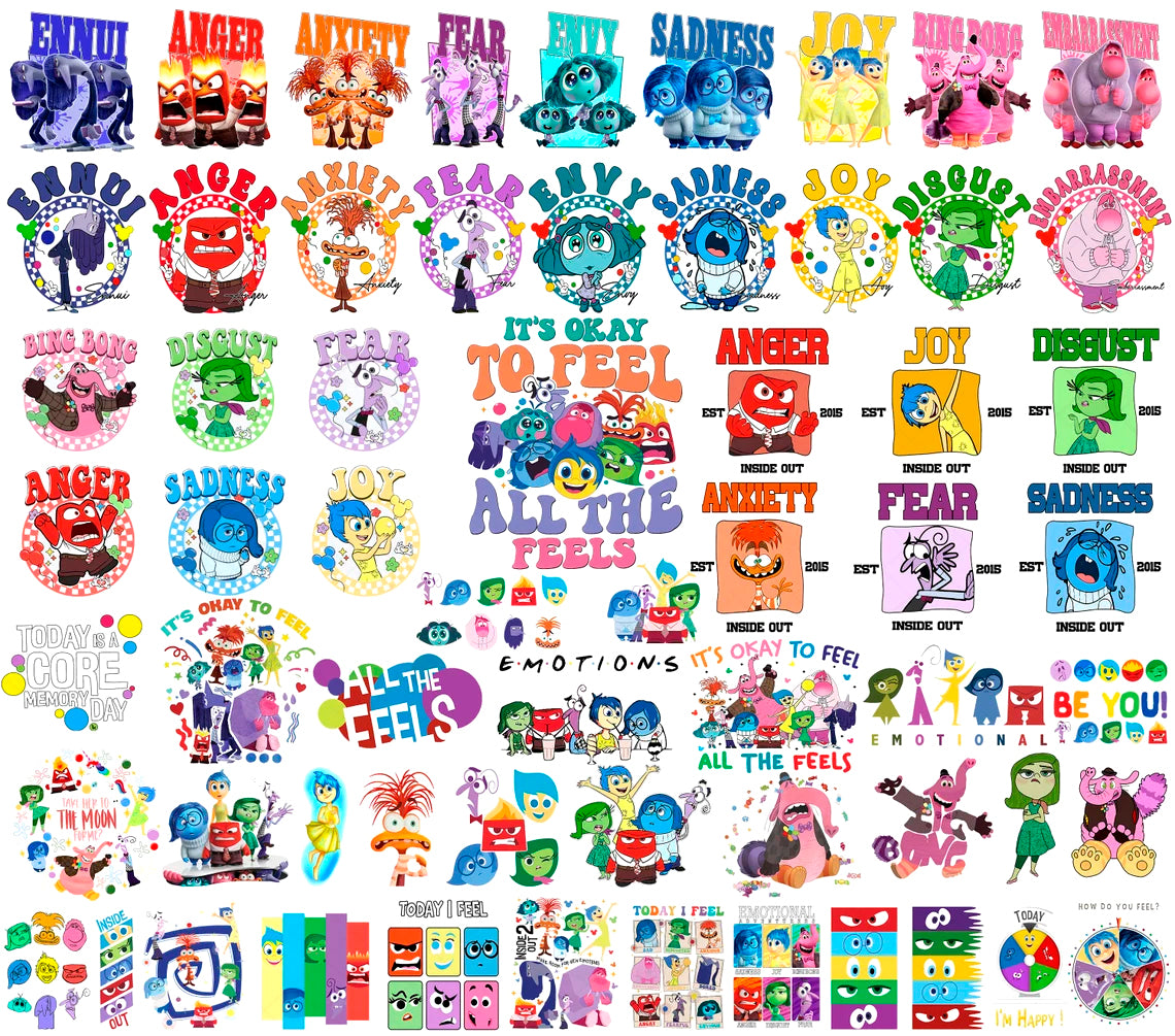 Disney Inside Out 2 Png, How Are You Feeling Today Emotion Inside Out Png