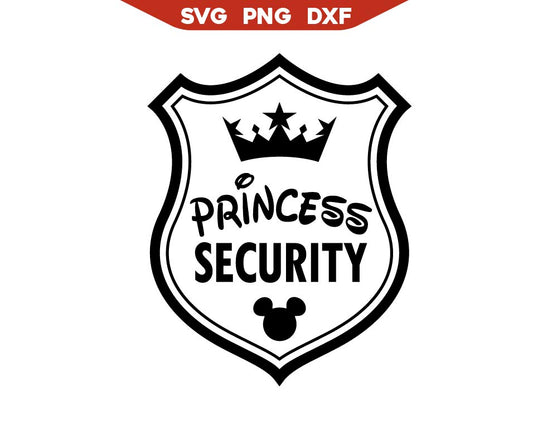 Disney Princess Security Svg, Boyfriend Security Svg
