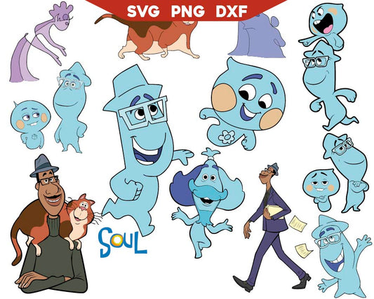 Disney Soul Movie Svg Bundle