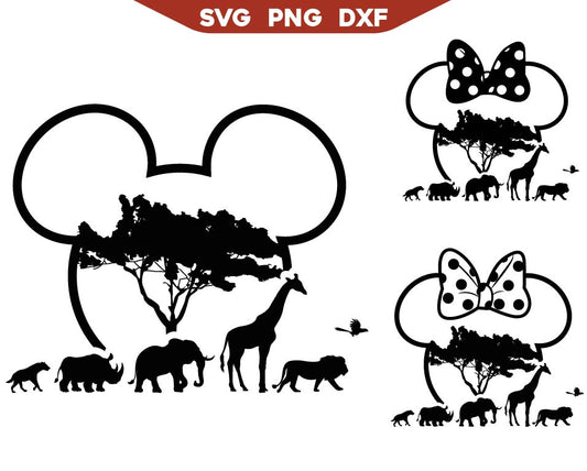 Disney Wild Animals Walking Svg Png