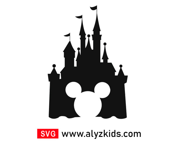 Disney Castle Svg Free, Magic Kingdom Svg Free – AlyzKids