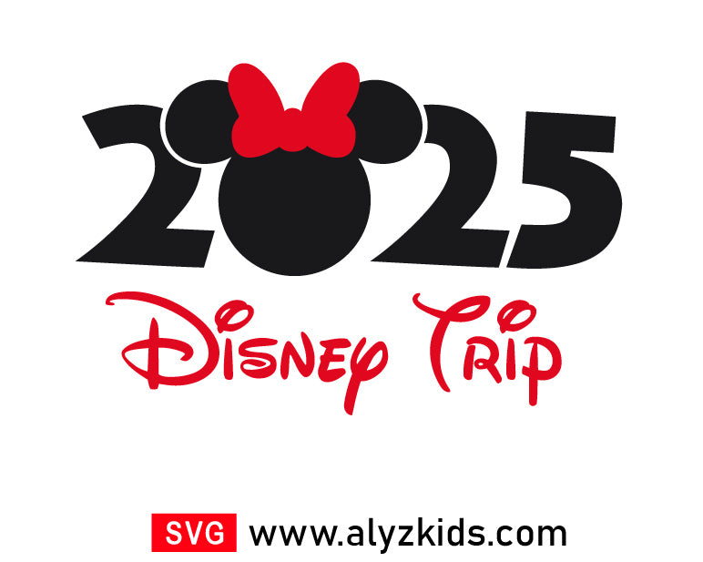 Disney Family Trip 2025 Svg Free, Disney Vacation Svg Free AlyzKids