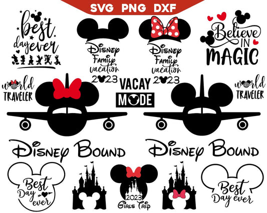 Disneyland Family Vacation Svg, Best Day Ever Svg
