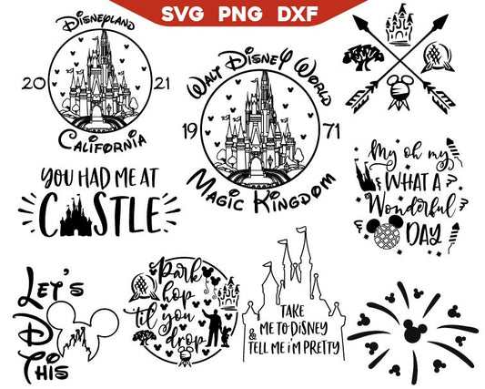 Disneyland Svg, Magic Kingdom Svg