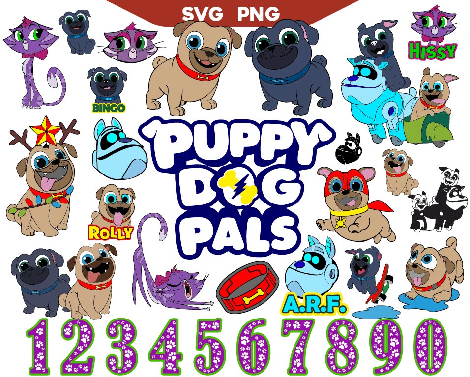Dog Cartoon Svg Bundle
