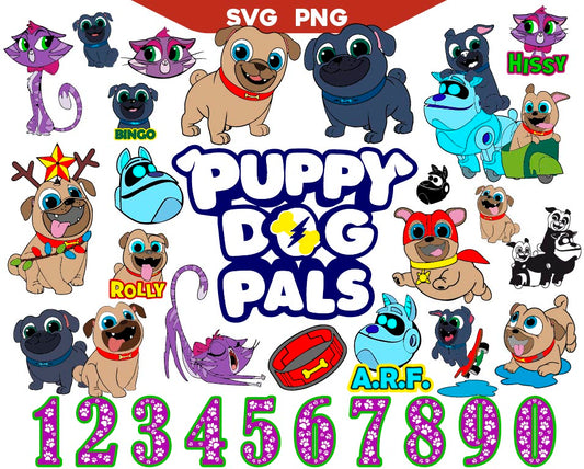 Dog Cartoon Svg Bundle
