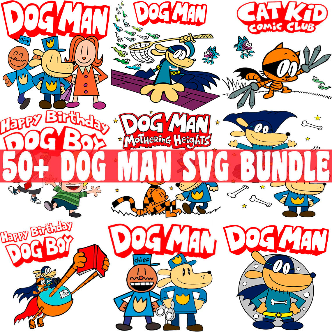 DogManCartoonPngSvgBundle_DogManSvg_DogManKidsPng2