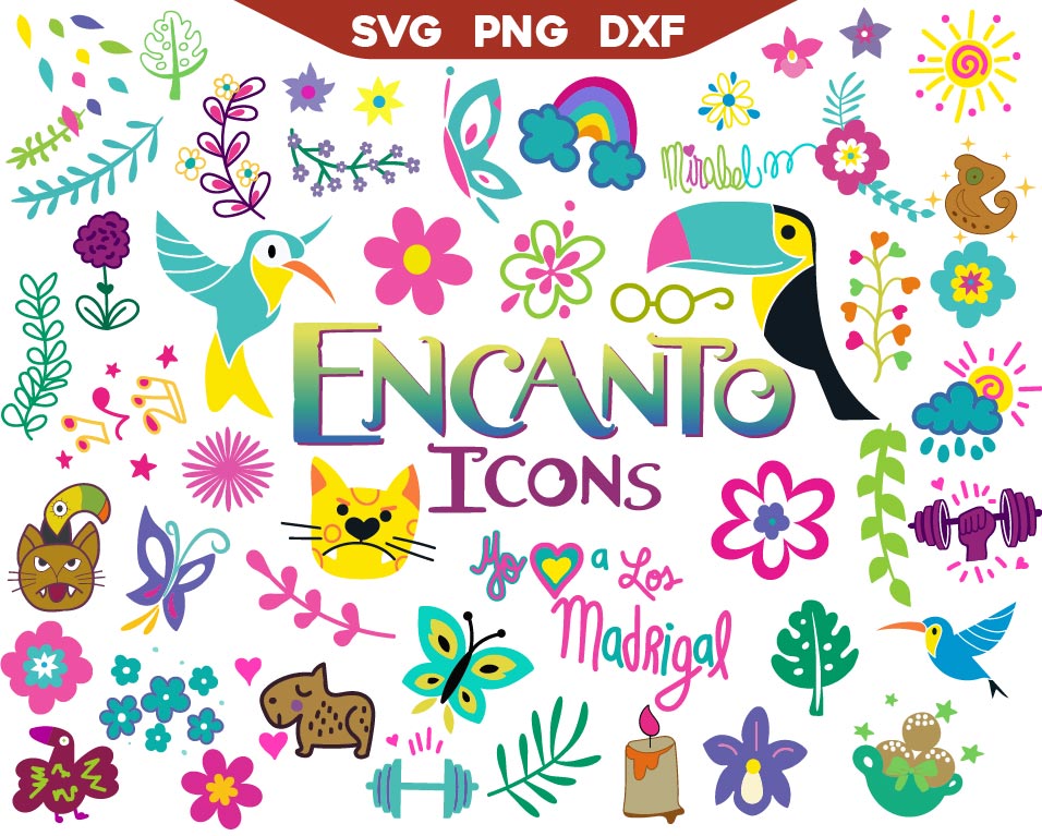 Encanto Icons Svg Bundle