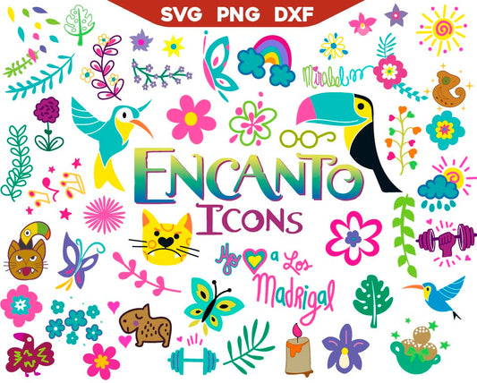 Encanto Icons Svg Bundle