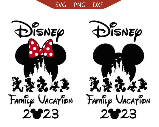 Family Vacation Svg Png Silhouette