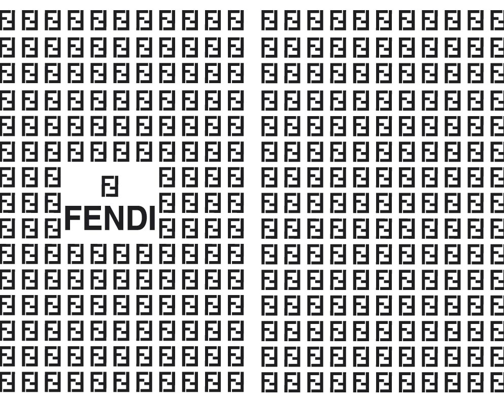 Fashion Brand Svg, Fendi Pattern Svg, Brand Logo Svg