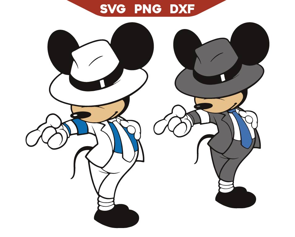 Fashion Mickey Michael Jackson Svg Bundle