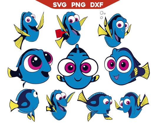 Finding Dory Svg Bundle