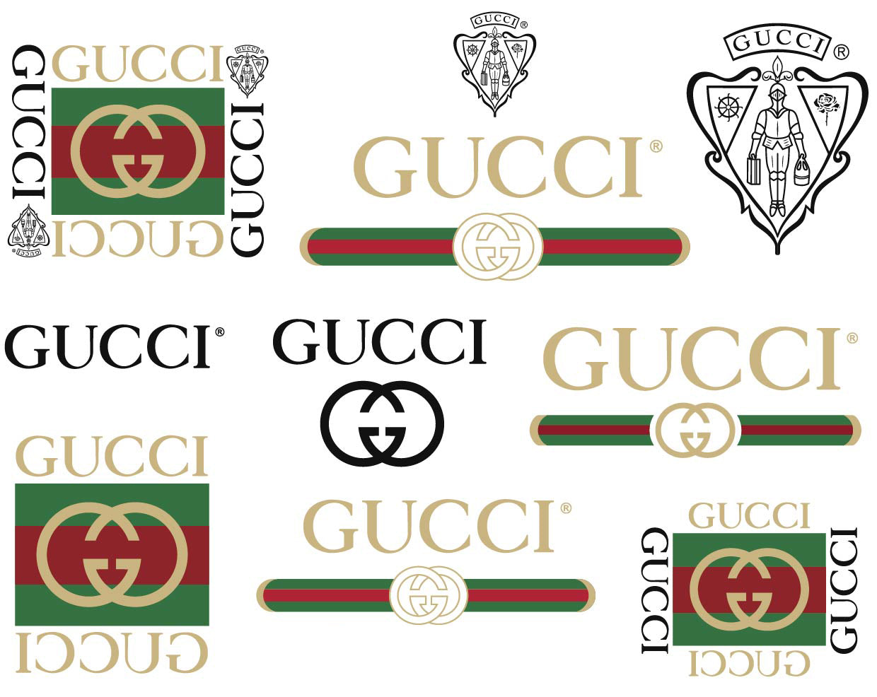 Gucci Brand Logo Svg
