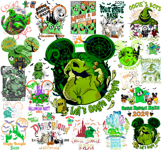 Hallloween Oogie Boogie Png Bundle, Halloween Nightmare Png