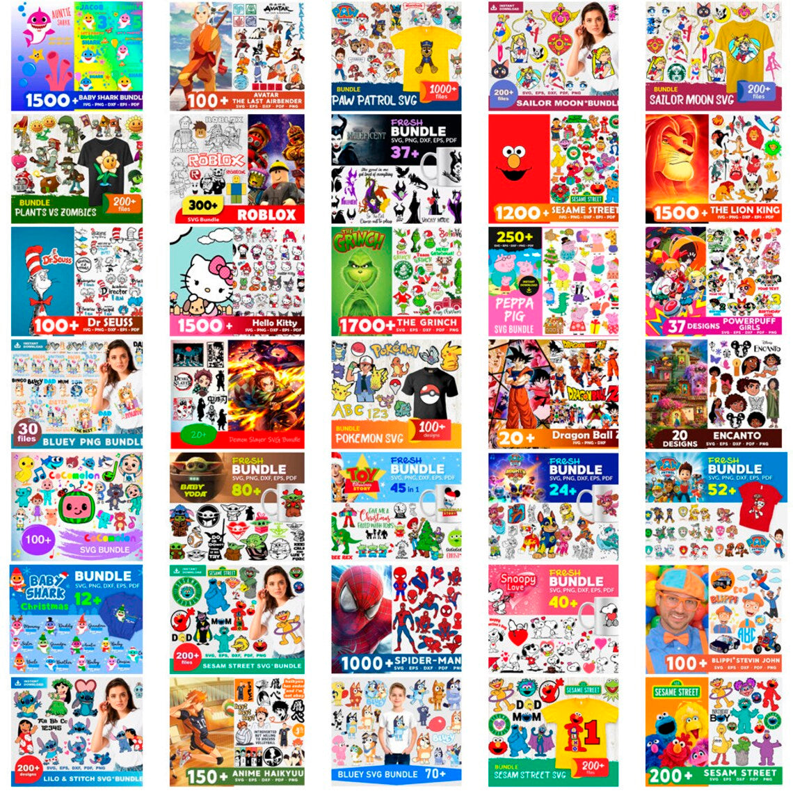 Huge Bundle Disney Characters Svg Png, Cartoon Movie Svg