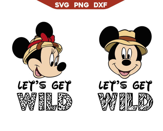 Let's Get Wild Svg Png