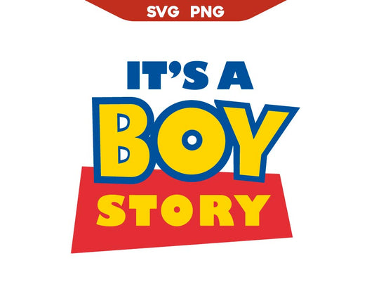Letters It's A Boy Toy Story Svg Png