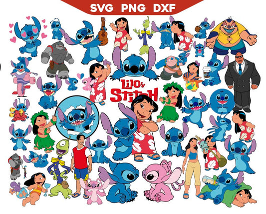 Lilo and Stitch Svg Bundle