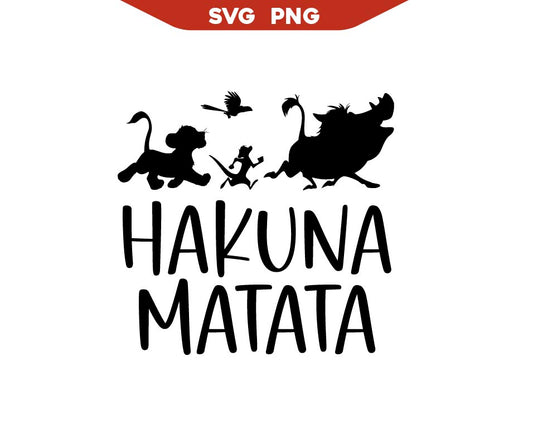 Lion King Friends Svg, Hakuna Matata Svg Png
