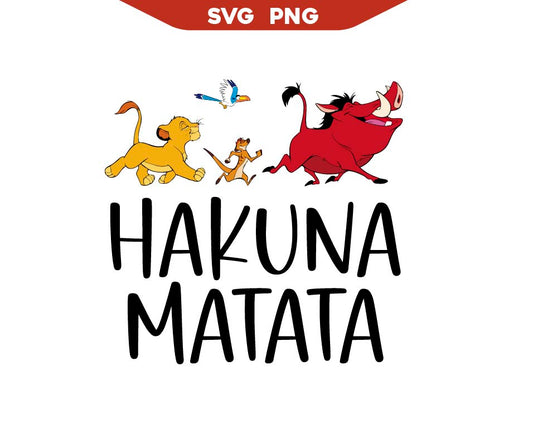 Lion King Safari Svg, Hakuna Matata Svg Png