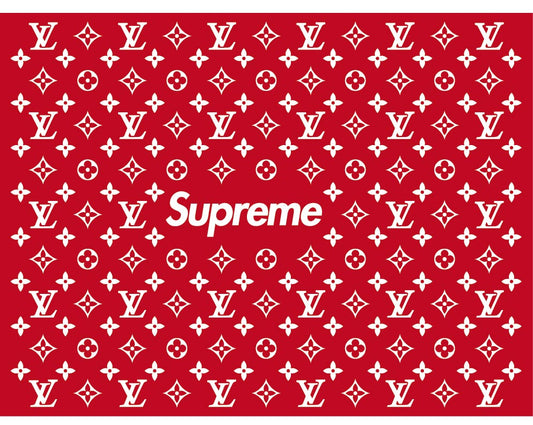 Louis Vuitton Pattern Svg, Supreme Pattern Svg, Fashion Brand Svg